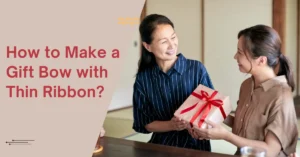 How to Make a Gift Bow with Thin Ribbon