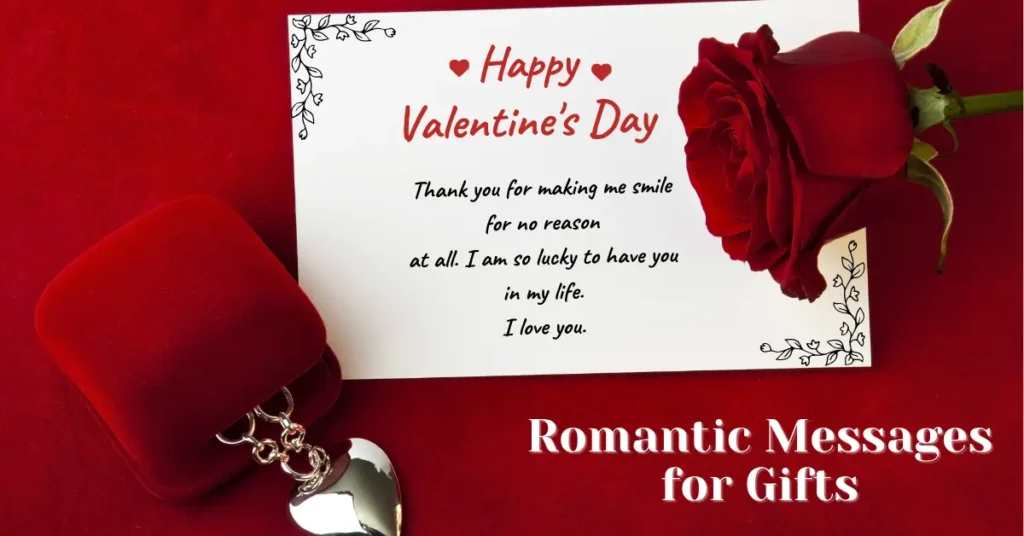 Romantic Messages for Gifts