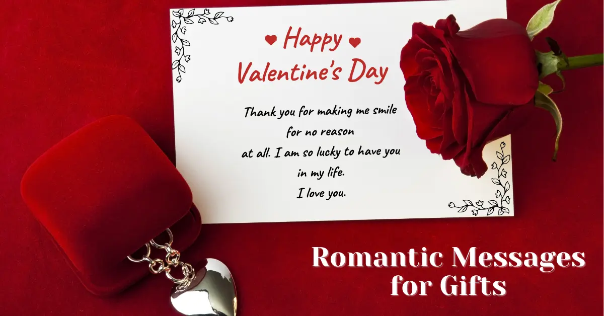 Romantic Messages for Gifts