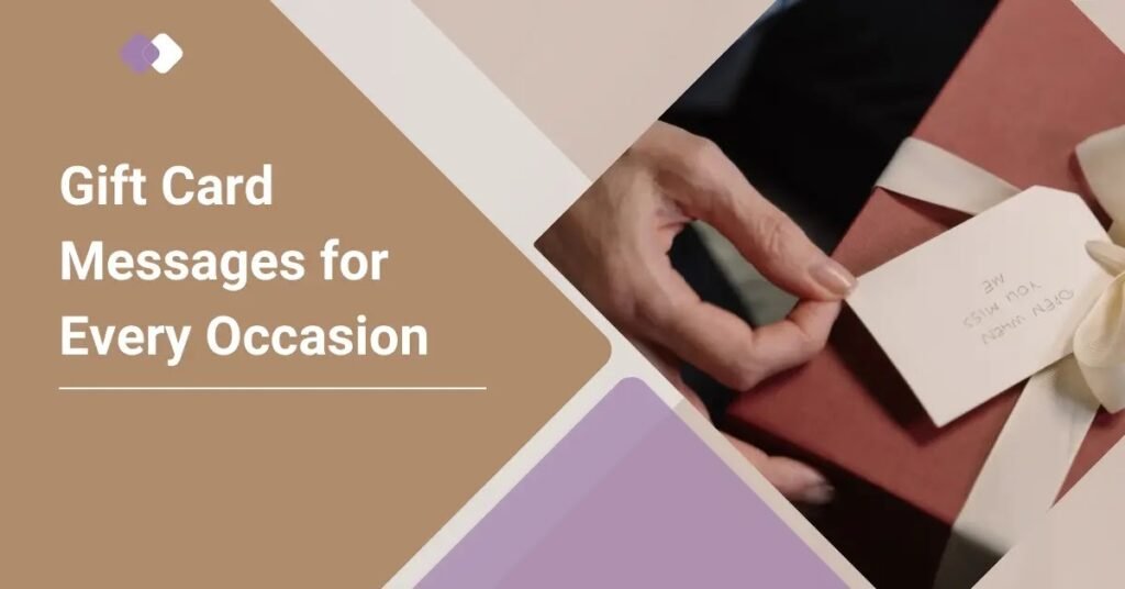 Gift Card Messages by Occasion