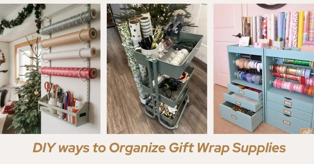 How Do You Organize Gift Wrap Supplies: DIY Methods